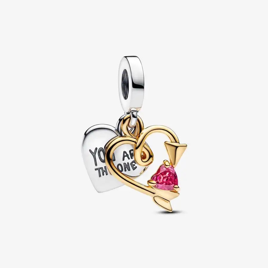 Original Charms 925 Silver All Things Beautiful Charm Trio Charm Fit 3mm Original Bracelet For Women Diy Jewelry Gift New in Hot
