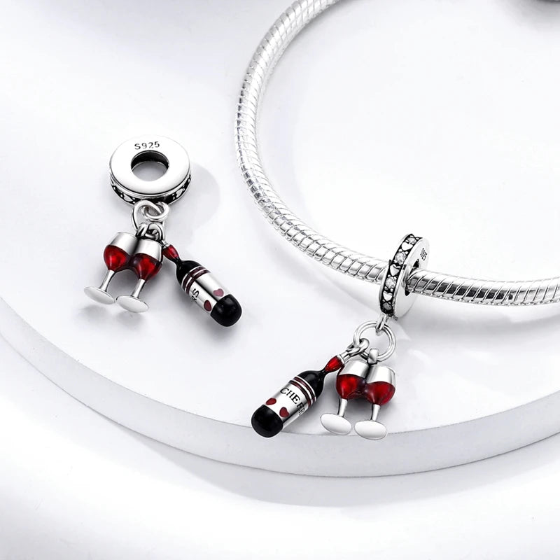 Charms Silver 925 Original Daily Necessities Pendant Charm Beads Fits Bracelet Necklace For Women Luxury DIY Jewelry Fine Gifts