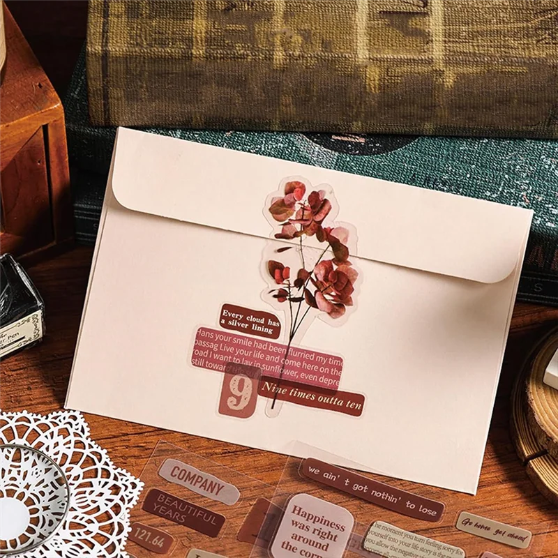 A69escrapbooking For JOURNALING 6 Pack Quote Stickers–36 Sheets Funny Love Word Motivational Stickers For Junk Journal