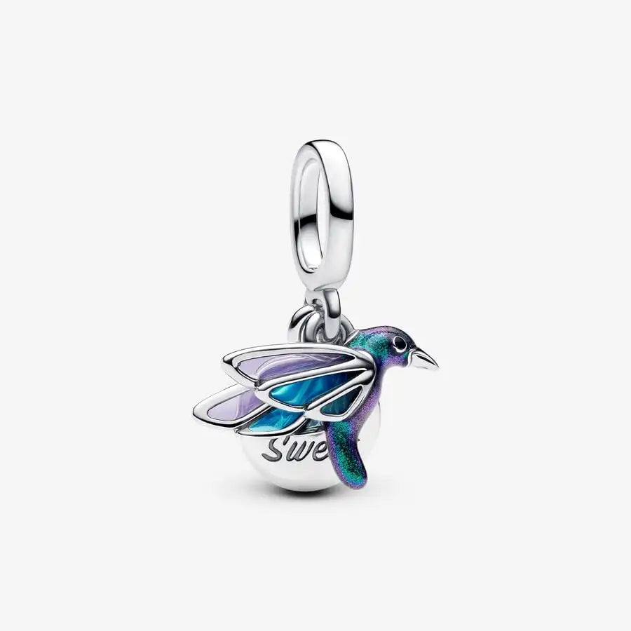Original Charms 925 Silver All Things Beautiful Charm Trio Charm Fit 3mm Original Bracelet For Women Diy Jewelry Gift New in Hot