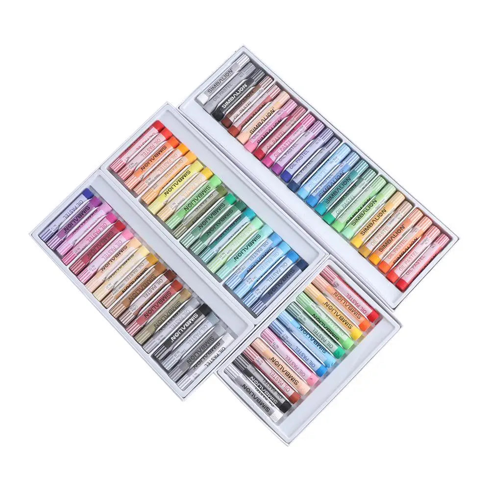 Professional Non Toxic Painting for Artists Drawing Beginners Oil Pastels Set Oil Pastel Stick Crayons Art Supplies