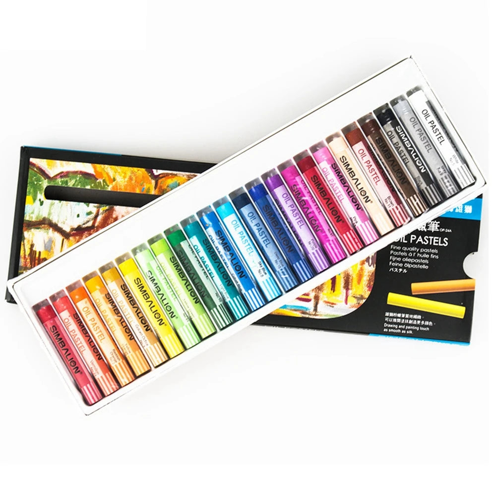 Professional Non Toxic Painting for Artists Drawing Beginners Oil Pastels Set Oil Pastel Stick Crayons Art Supplies