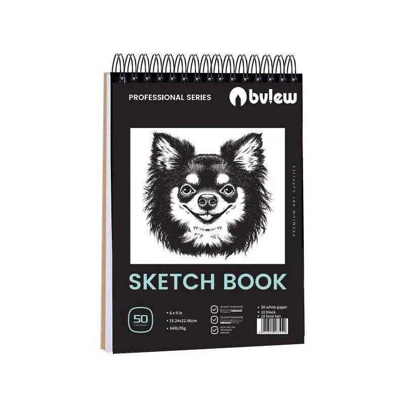 Bview Art Pro Art Kit 49pcs - Sketching Supplies Set with Graphite/Charcoal Pencils, Sketch Pad & Tools for Artists Adults