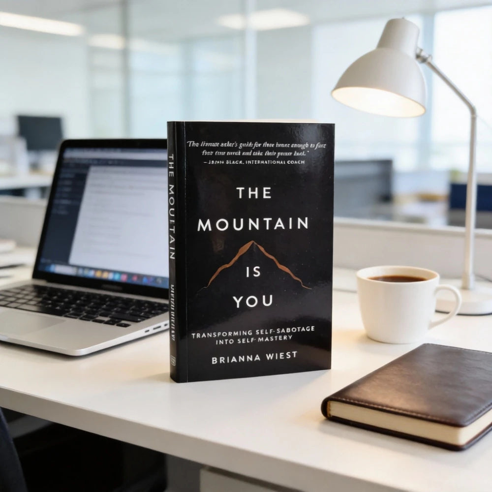 The Mountain Is You By Brianna Wiest - Guide for Self-Growth & Overcoming Inner Blocks (Personal Development)