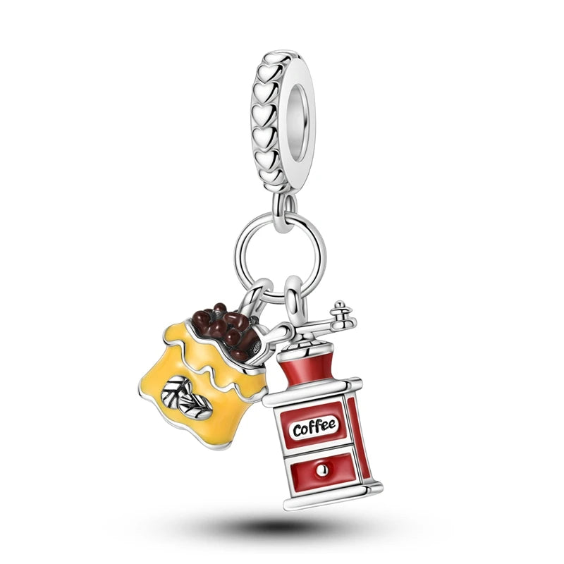 Charms Silver 925 Original Daily Necessities Pendant Charm Beads Fits Bracelet Necklace For Women Luxury DIY Jewelry Fine Gifts