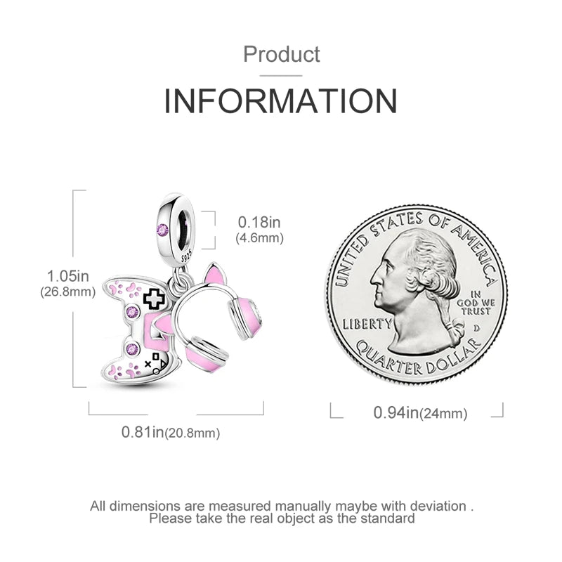 Charms Silver 925 Original Daily Necessities Pendant Charm Beads Fits Bracelet Necklace For Women Luxury DIY Jewelry Fine Gifts