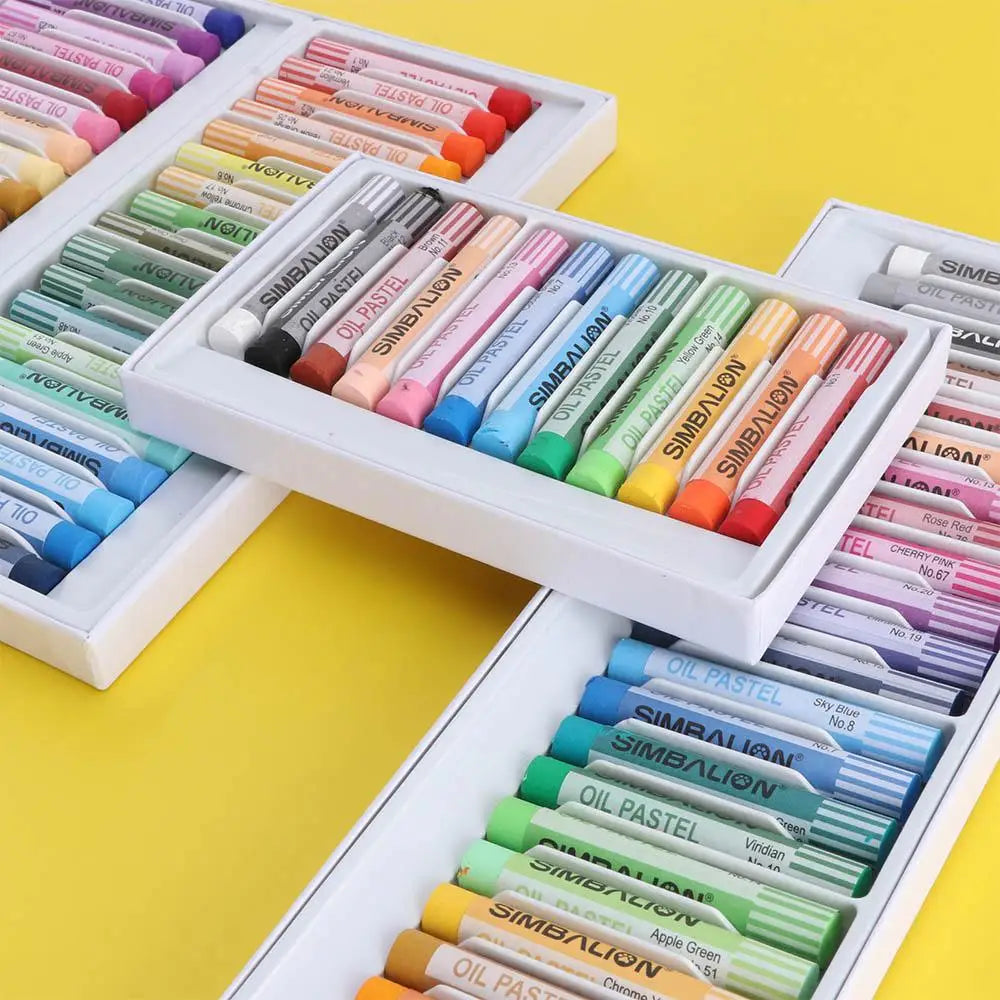 Professional Non Toxic Painting for Artists Drawing Beginners Oil Pastels Set Oil Pastel Stick Crayons Art Supplies