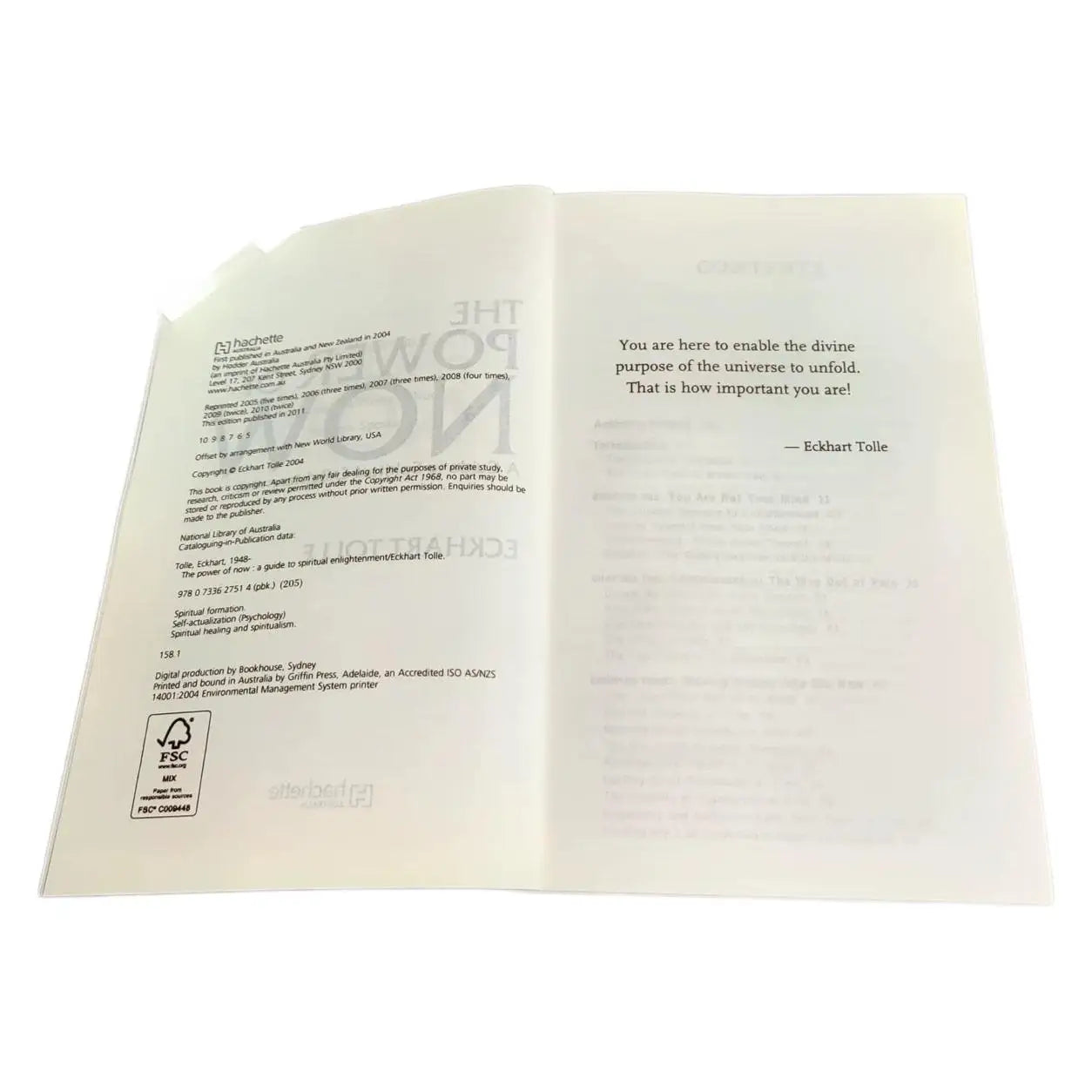 2025 New The Power of Now By Eckhart Tolle A Guide To Spiritual Enlightenment English Book