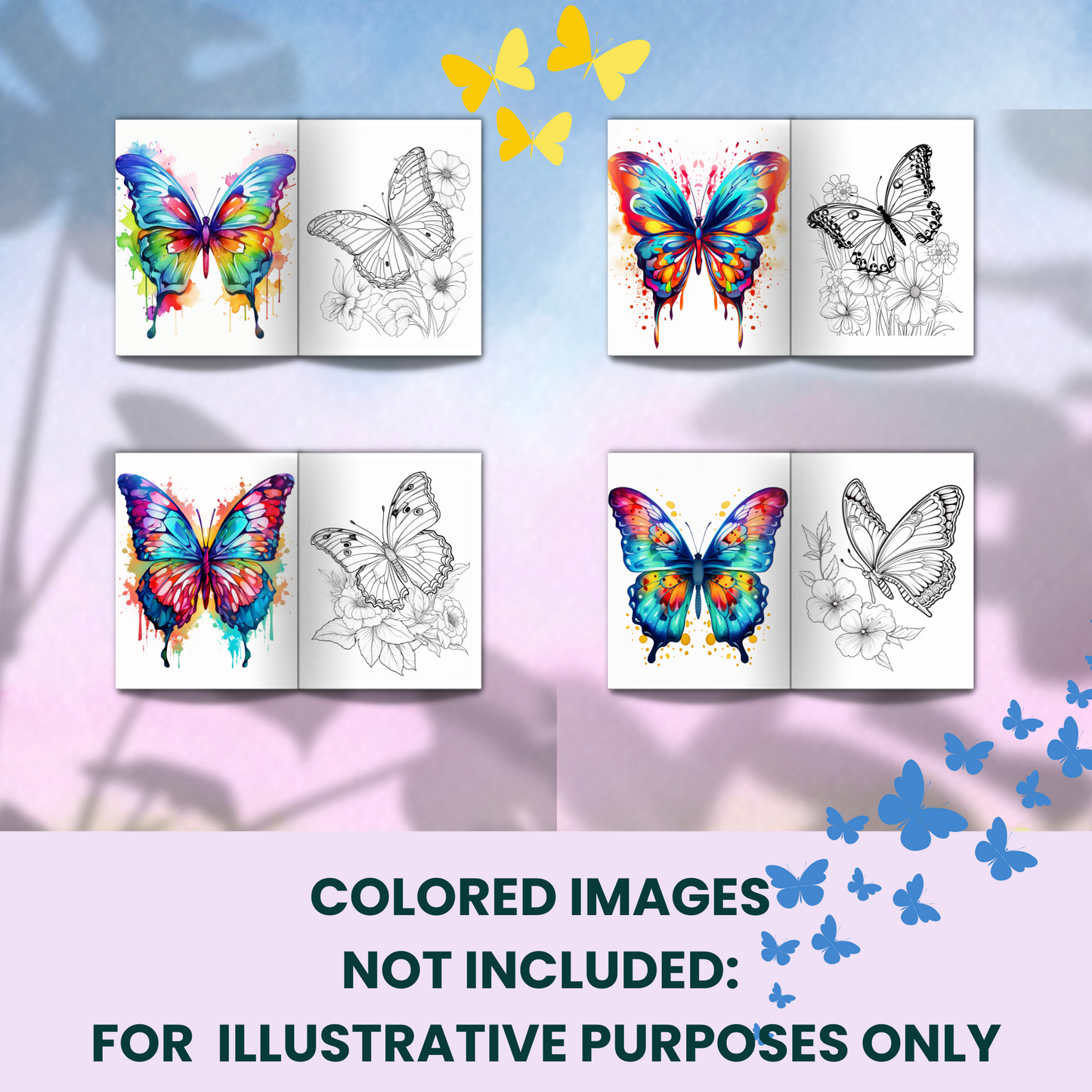 Coloring Book: Butterfly (Digital Product)