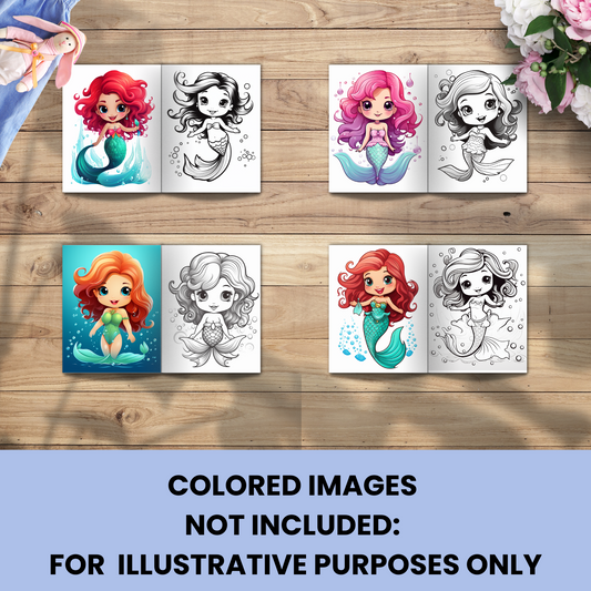 Coloring Book: Mermaids (Digital Product)