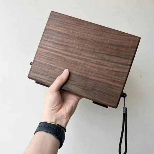 Walnut Color Palette Storage Box